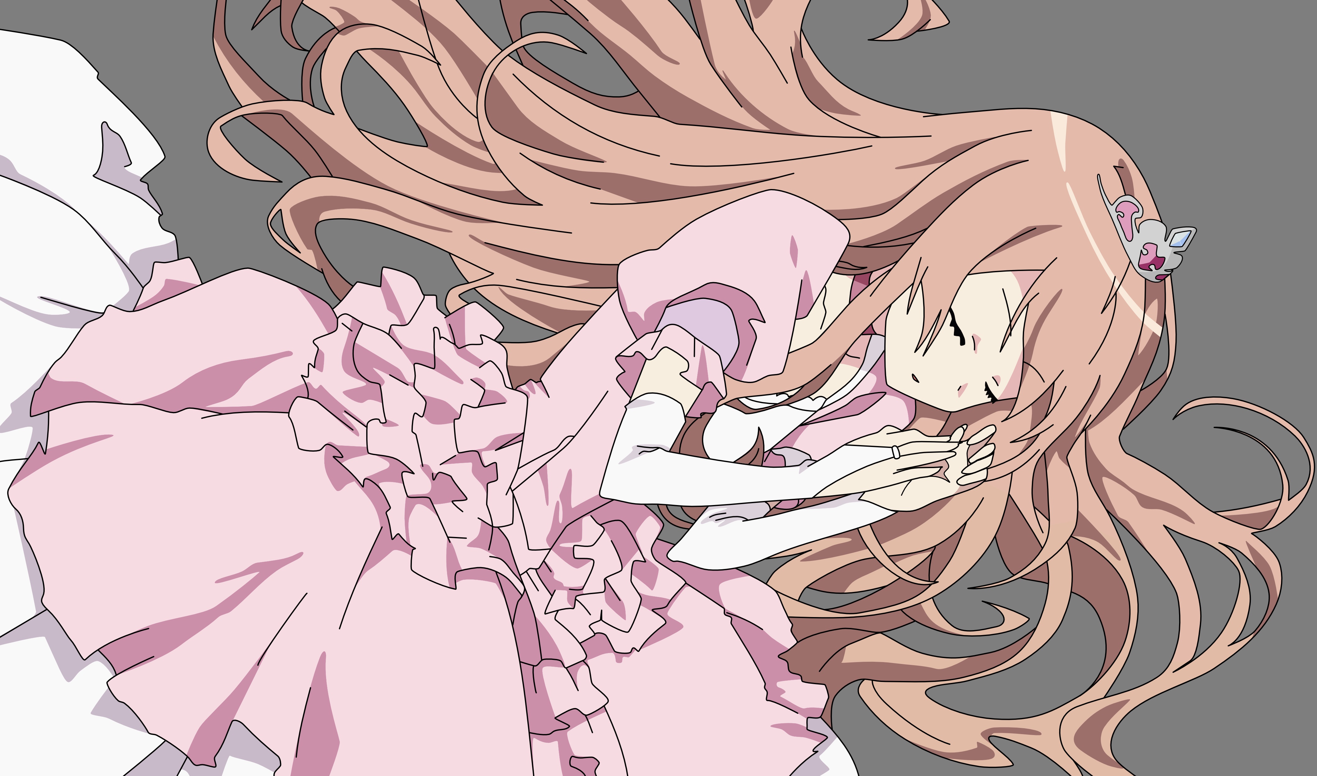 ookami-san ookami ryouko dress transparent png vector trace | #153215 ...